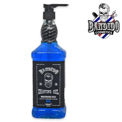 Shaving Gel Bandido 1000 Ml Blue