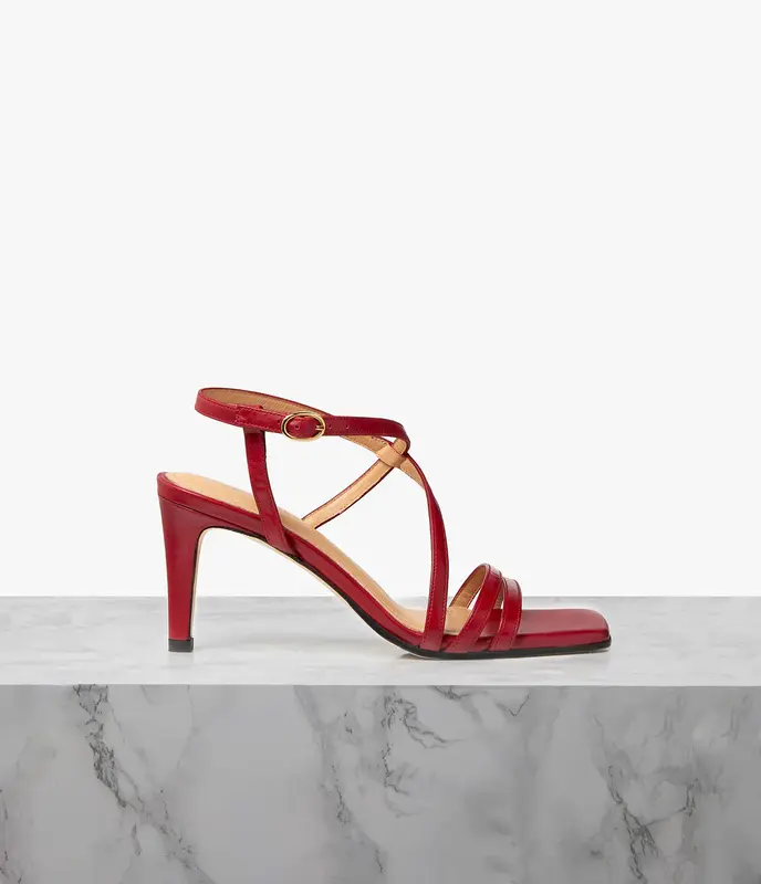 POISE RED SOFT LEATHER | UK Size: 5 | Width: Wide