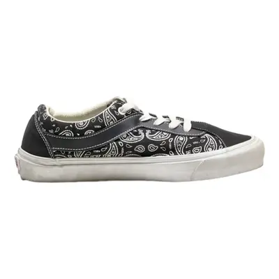 VANS Low Top Trainers Black Canvas Mens UK 8.5
