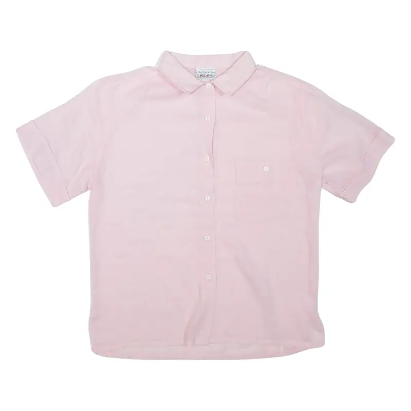 Womens Shirt Pink Collared M