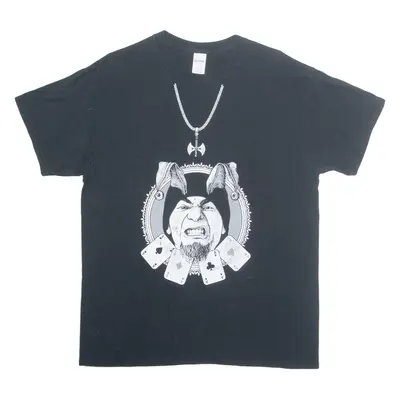 GILDAN J/AX Mens Band T-Shirt Black L