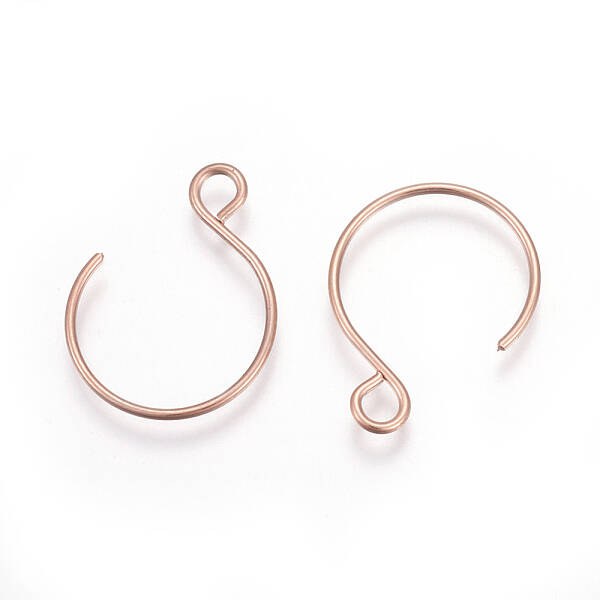 Ion Plating(IP) 304 Stainless Steel Earring Hooks