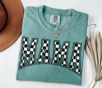 Comfort Colors Checkered Mama Shirt Gift for Mom, High Quality Material Tee for Mom, Ideal Gift