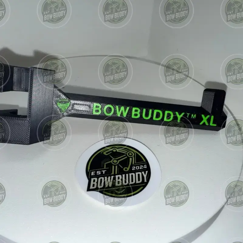 Twist-On 2.0 “XL” Bow Buddy – Nearly Universal Bow Hanger for Trucks & SUVs - Printed from ASA will not melt/warp– Sp...