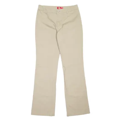 DICKIES Workwear Womens Trousers Beige Regular Bootcut W29 L31