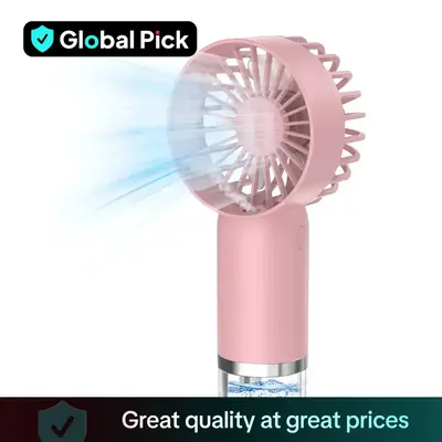 Handheld Misting Fan, USB Rechargeable Handheld Spray Fan, Portable Handheld Spray Multifunctional Fan for Home, Office, Trav...