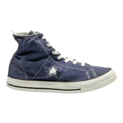 CONVERSE High Top Trainers Blue Canvas Mens UK 6.5