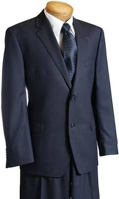 Navy Blue Seersucker Suit