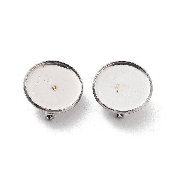 Non-Tarnish 304 Stainless Steel Brooch Base Settings