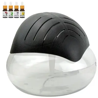 Water-Based Air Purifiers, Water Filter Air Washer - Essential Oil Aroma Diffuser With LED Night light - Small Air Cleaner Fo...