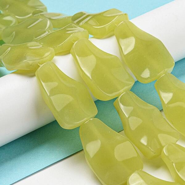 Natural Lemon Jade Beads Strands