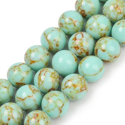 Synthetic Turquoise Beads Strands
