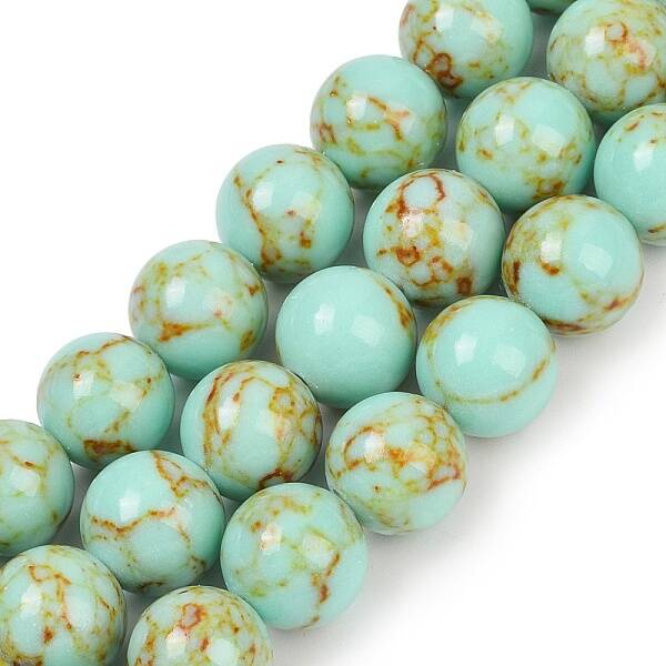 Synthetic Turquoise Beads Strands