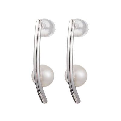 Natural Pearl Ear Studs