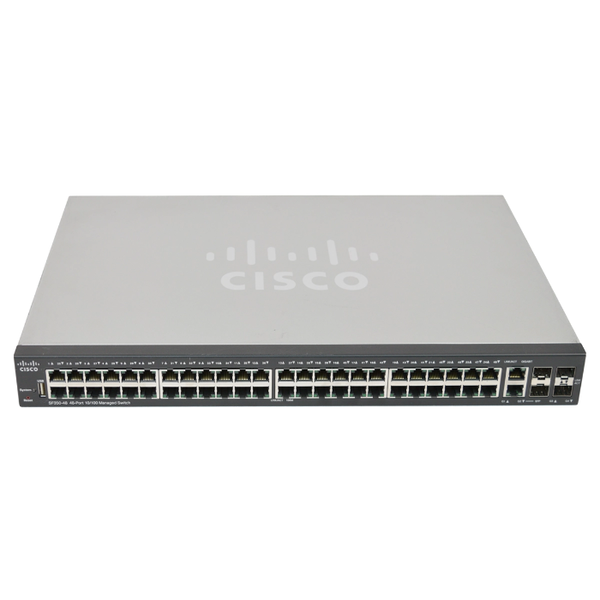 SF350-48-K9-RF Cisco SF350-48 50-Port + 4-Port SFP Layer 3 Switch