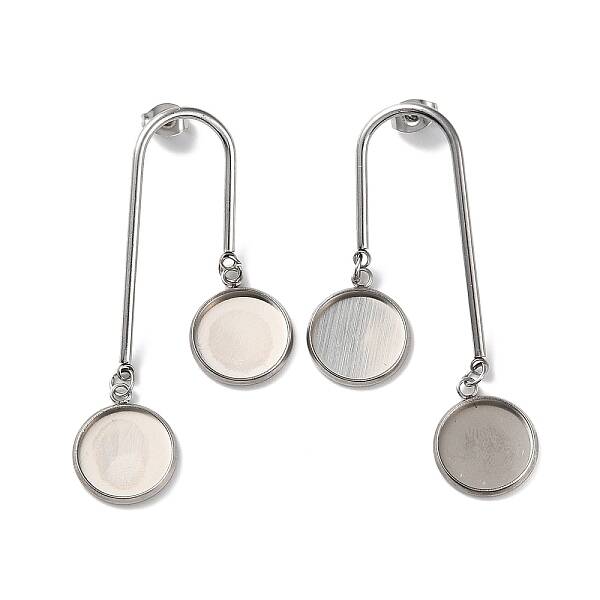 Non-Tarnish 304 Stainless Steel Stud Earring Findings