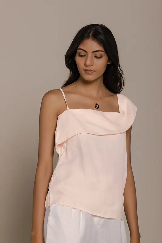 Wandering Wave Shirt in Pink | Color: Ice Pink | Size: S