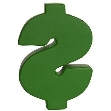 150 Custom Dollar Sign Stress Reliever