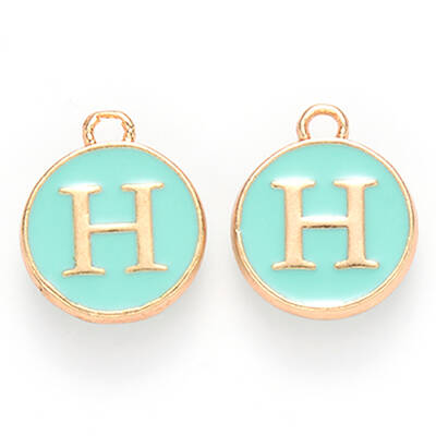Golden Plated Alloy Enamel Charms