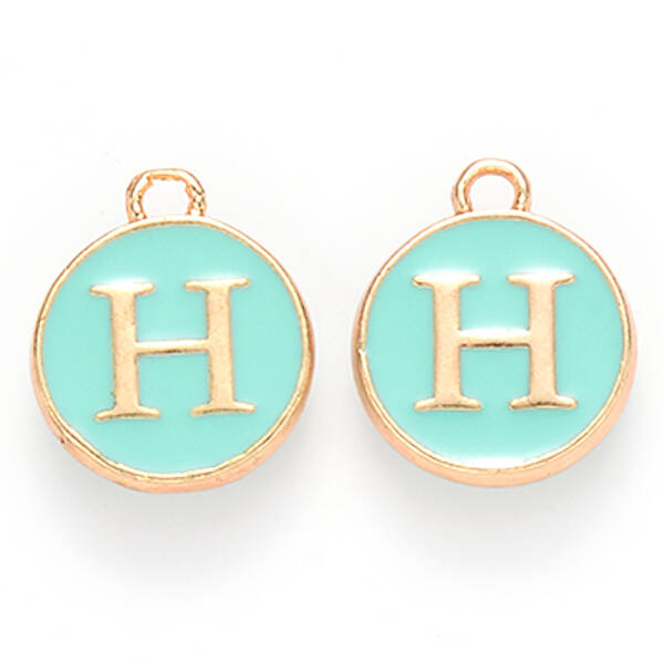 Golden Plated Alloy Enamel Charms