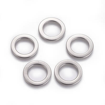 Tarnish Resistant 201 Stainless Steel Linking Rings