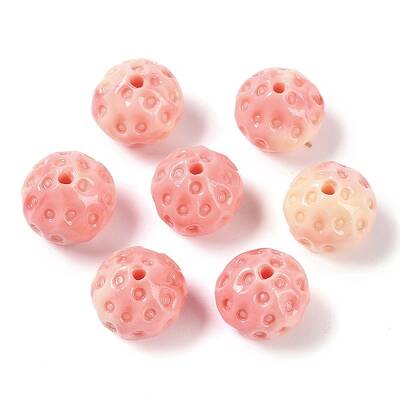 Synthetic Shell Dyed Beads