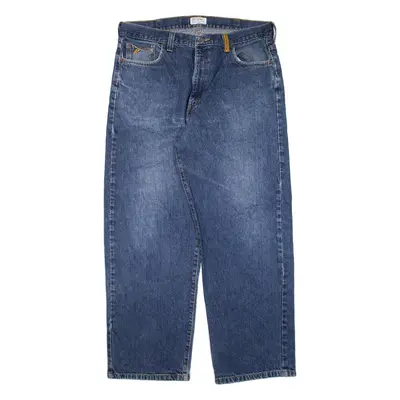 DKNY Mens Jeans Blue Relaxed Straight W38 L30