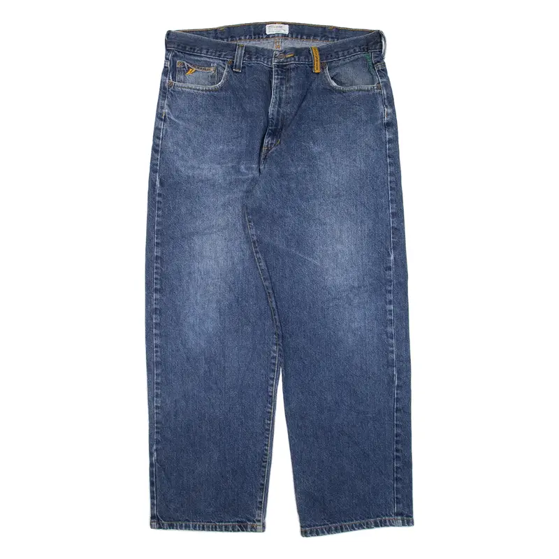 DKNY Mens Jeans Blue Relaxed Straight W38 L30