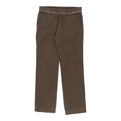 Moschino Jeans Trousers - 32W 28L Brown Cotton