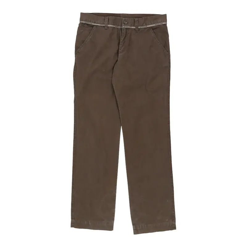 Moschino Jeans Trousers - 32W 28L Brown Cotton
