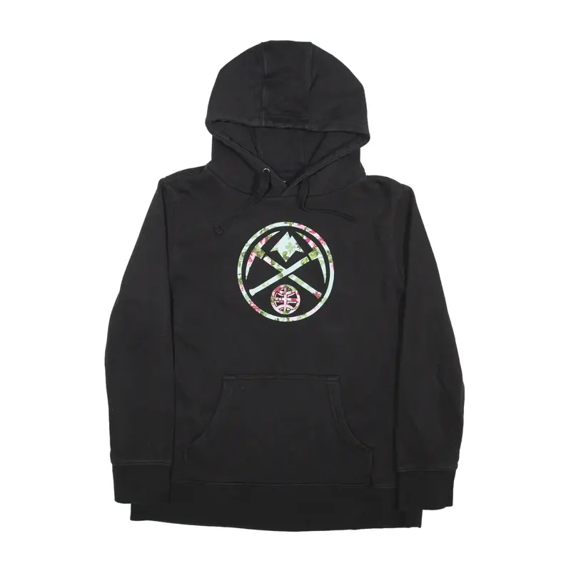 NBA Denver Nuggets Hoodie Black Pullover Womens L