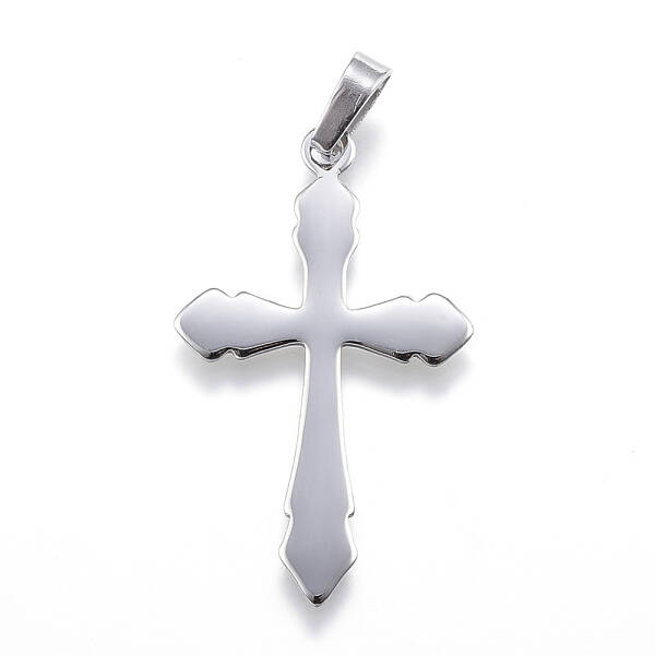 Non-Tarnish 304 Stainless Steel Pendants with 201 Stainless Steel Clasp