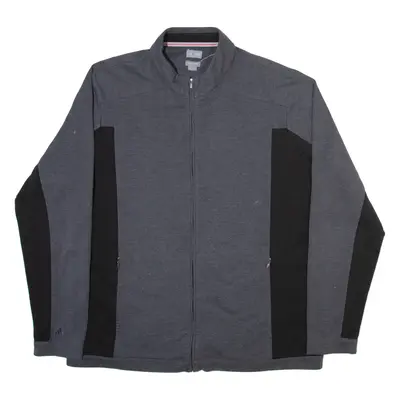 ADIDAS Mens Track Jacket Grey 2XL