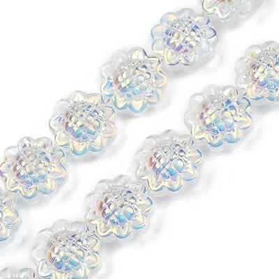 Electroplate Glass Bead Strands