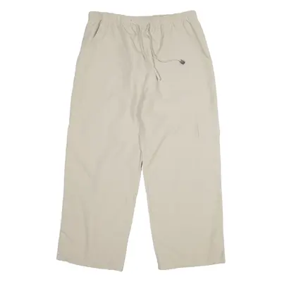 CHRIS LINE CASUAL Womens Track Pants Beige Straight 2XL W36 L27