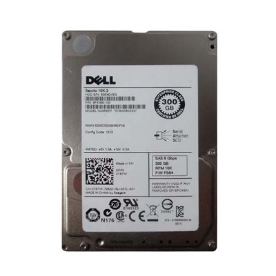 0T871K Dell 300GB 6Gb/s SAS 10000 2.5-inch 16MB Hard Drive