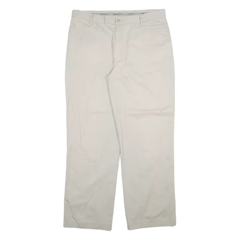 NIKE Mens Trousers Grey Regular Straight W36 L32