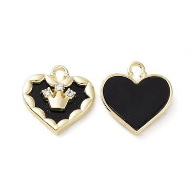 Alloy Micro Pave Cubic Zirconia Pendants