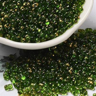 Spray Painted Glass Seed Beads