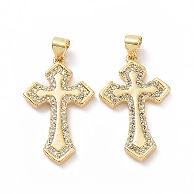 Brass Cubic Zirconia Pendants