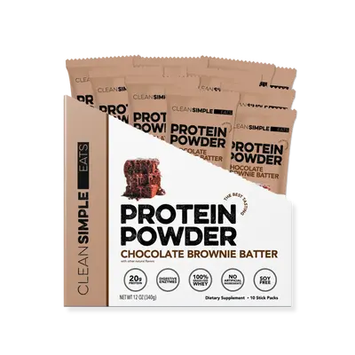 Protein Powder: Brownie Batter (10 Single Serving Stick Packs)