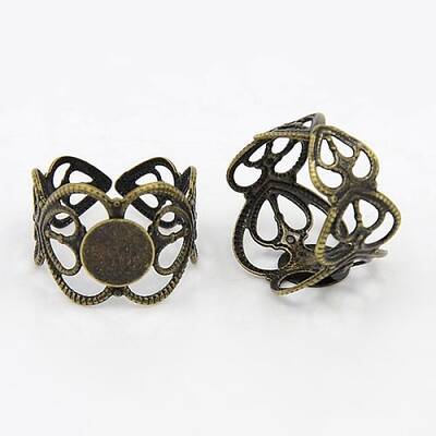 Adjustable Brass Ring Shanks