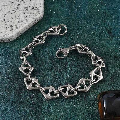 304 Stainless Steel Mariner Link Chain Bracelets for Women