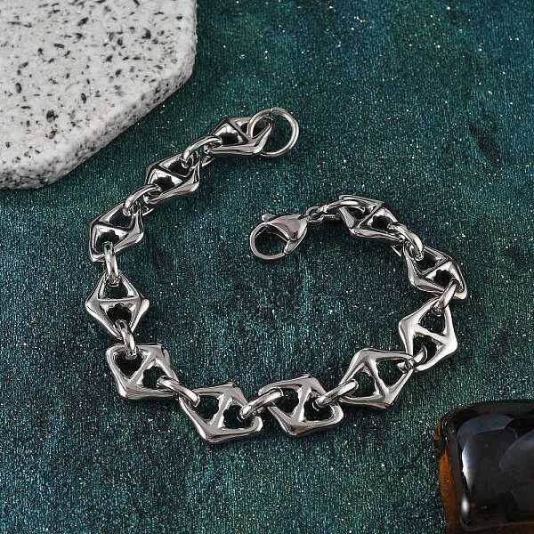304 Stainless Steel Mariner Link Chain Bracelets for Women