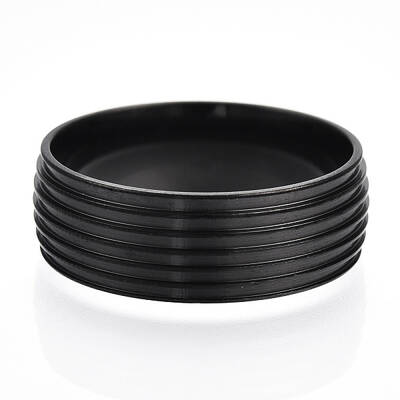 201 Stainless Steel Grooved Finger Ring Settings