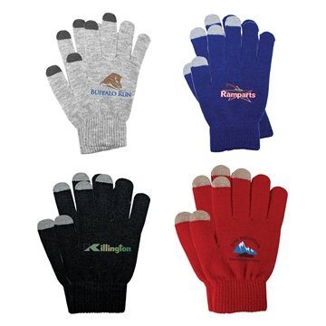 100 Custom Touch Screen Gloves, Full Color Digital - Conductive & ...