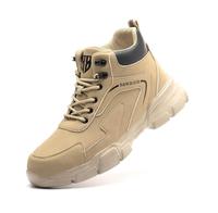 Steel Toe Boots for Men Women  Waterproof Work Boots Lightweight Indestructible Slip Resistant Construction Safety Boots