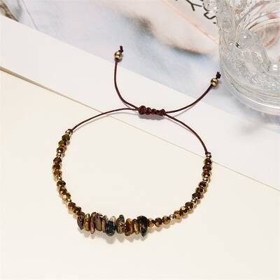 Natural Gemstones Adjustable Bracelets