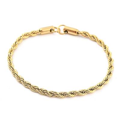 304 Stainless Steel Twisted Bracelet Makings