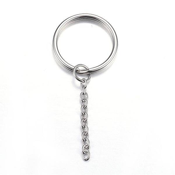 Tarnish Resistant 304 Stainless Steel Split Key Rings